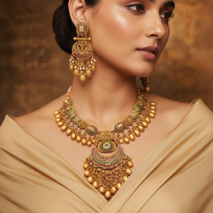 Antique gold necklace