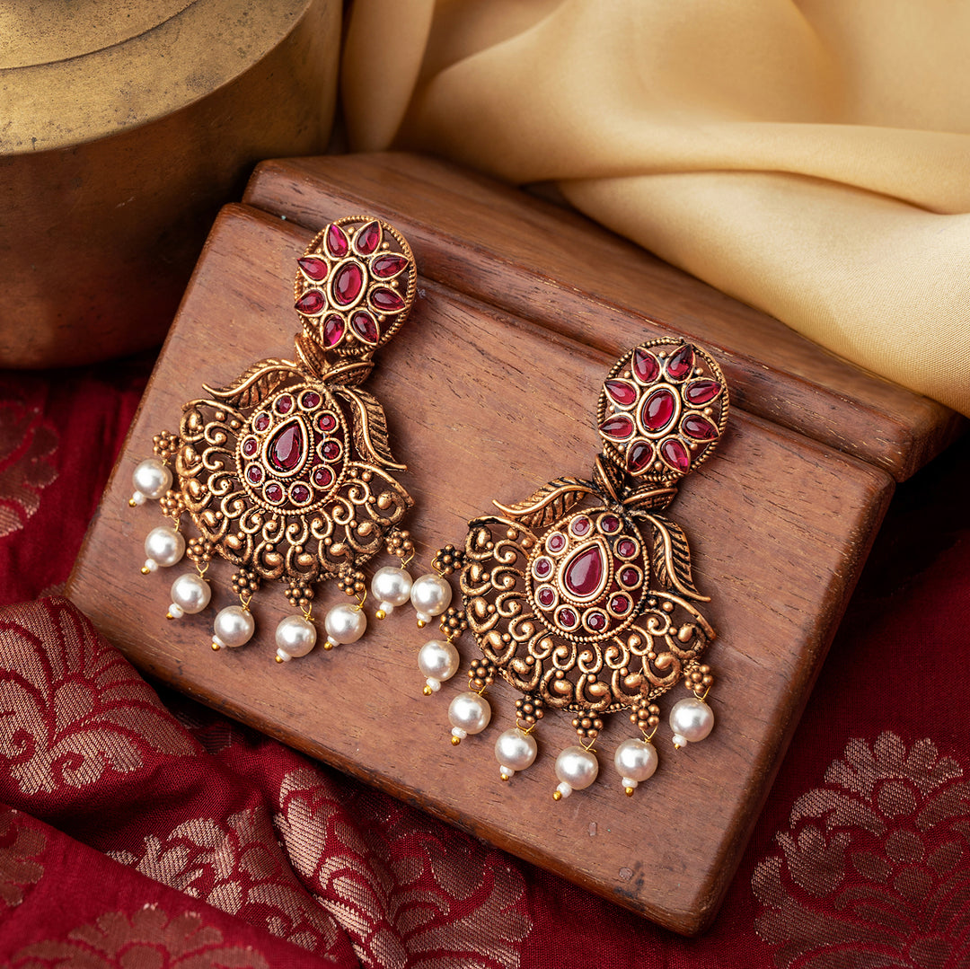 Temple jewelry earrings